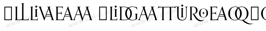 Olivea LigaturesFont字体转换